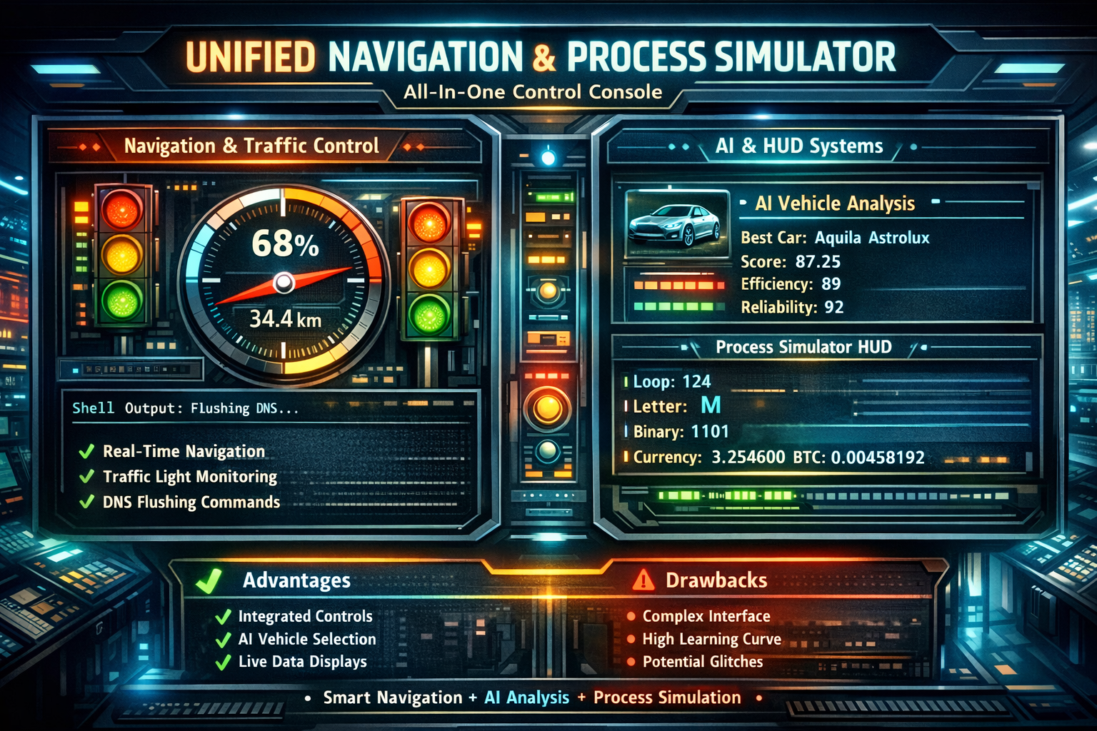 🚗 Unified Navigation & AI Process Simulator – Blog Overview