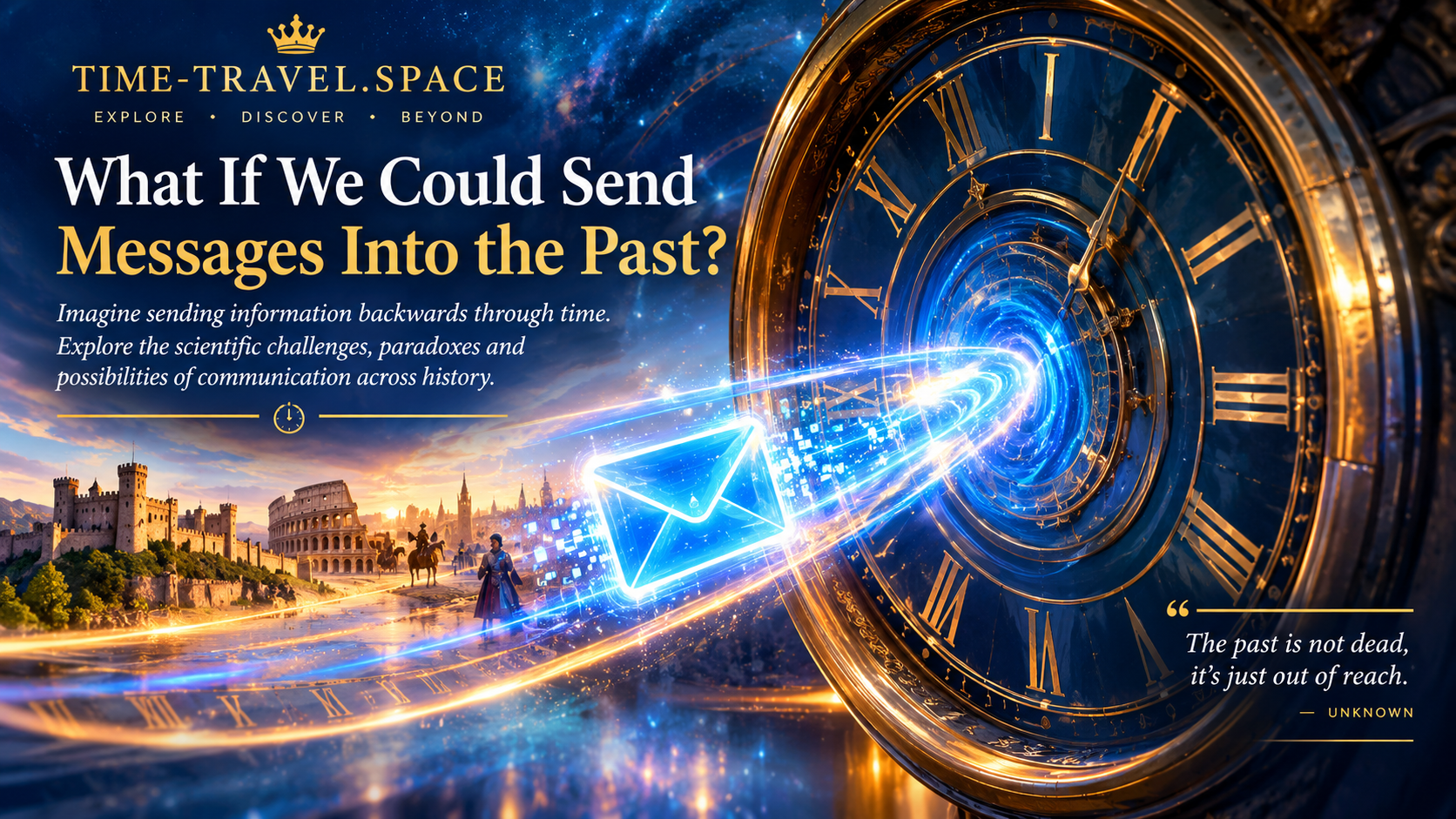 What If We Could Send Messages Into the Past?